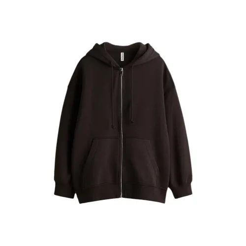 H M Темно-коричневые женские свитшоты