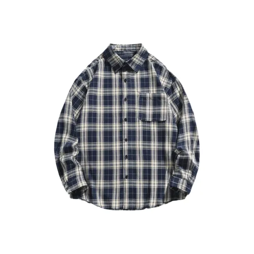 LOUGHNEA Темно-синие мужские рубашки