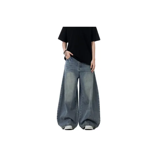 HIPHOPPUNKS Синий Мужской Джинсы