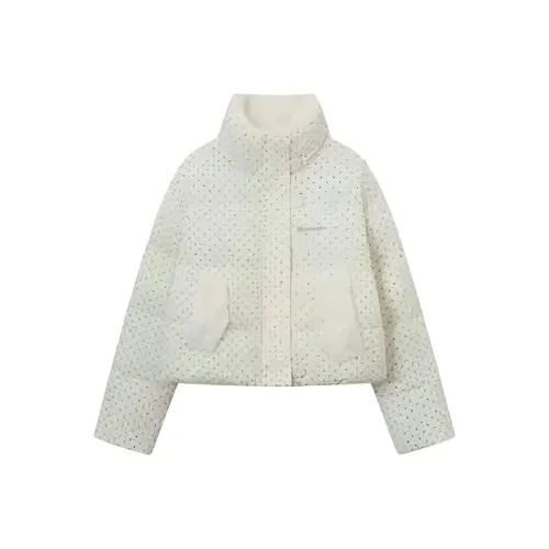 TIBINB Белый Женские пуховики