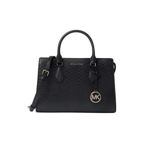 MICHAEL KORS SHEILA Искусственная кожа Тоут Сумка Сумка для покупок Сумка среднего размера Женская Черная