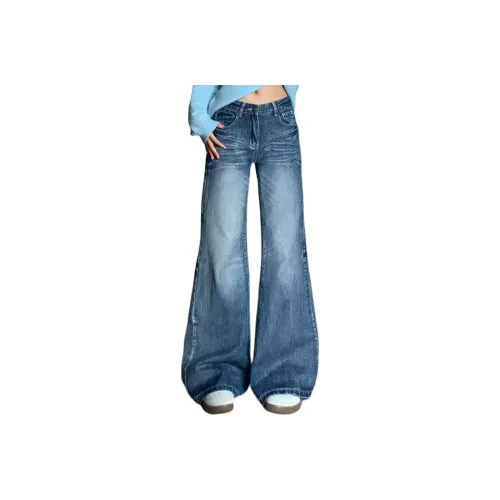 CASTLE WOODS Blue Women's Jeans CASTLE WOODS Синий Женские Джинсы