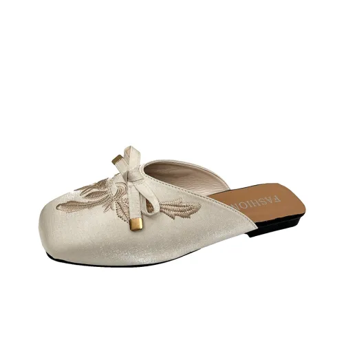 Wuji Резина Подошва Планшет Домашние Тапочки Женские