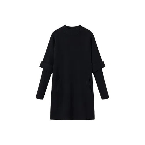 RED DRAGONFLY Длинное платье с длинными рукавами женское