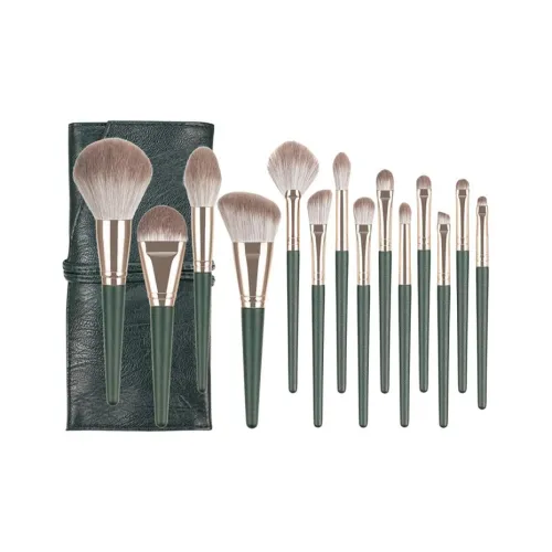 Luo Youte Набор кистей для макияжа из 14 шт. с кистью для теней для век