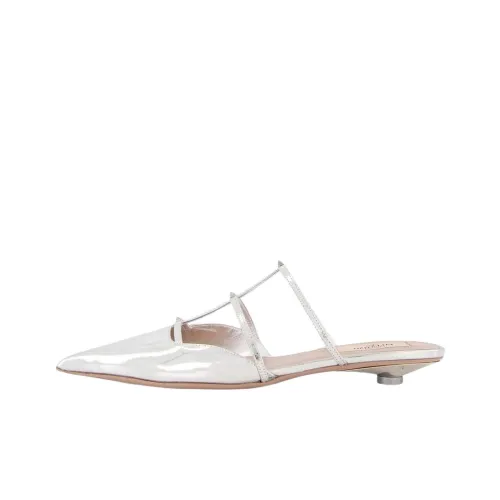 Valentino Rockstud Домашние тапочки Женские Белые