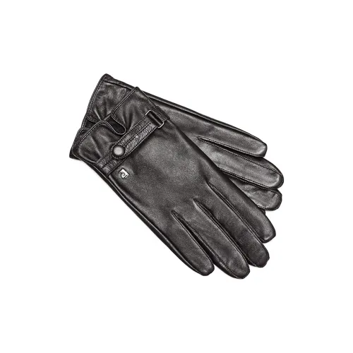 PIERRE CARDIN Перчатки из козьей кожи Мужские Черные