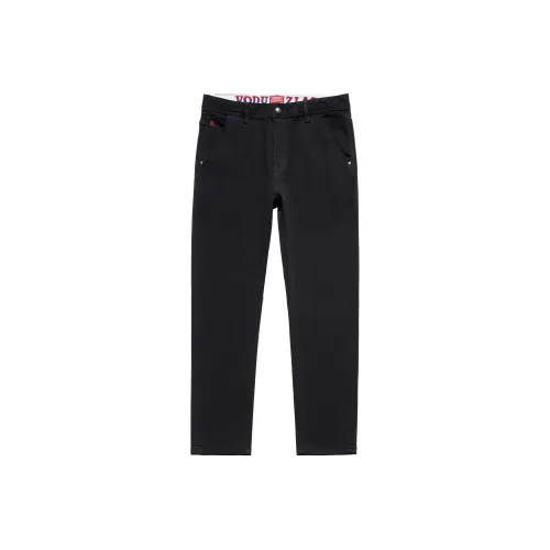 KM Черный Унисекс Джинсы