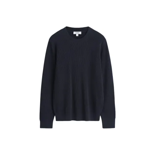 COS Темно-синий синий мужской трикотаж