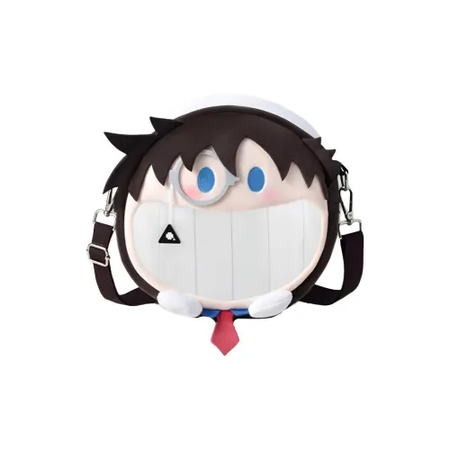 BILIBILIGOODS Detective Conan Case CLOSED Коллаборация Полиэстер Плюшевая сумка Ита-баги Маленький Унисекс Многоцветный