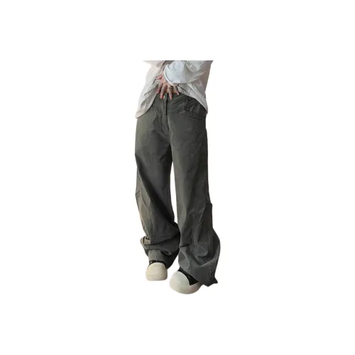 CASTLE WOODS Армия Зеленый Женские Джинсы