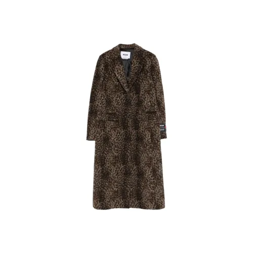 MSGM Коричневый Женский Пальто