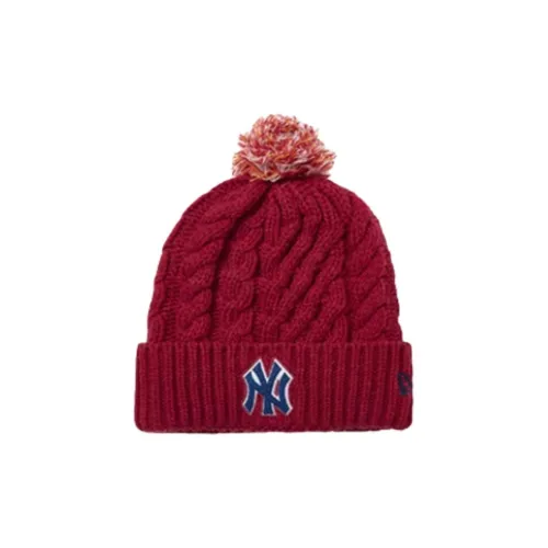 New Era Wool Beanies Унисекс Темно-красный