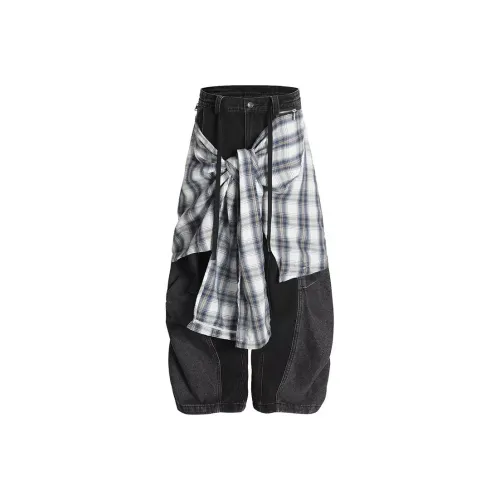 THE AIER Черные Унисекс Джинсы