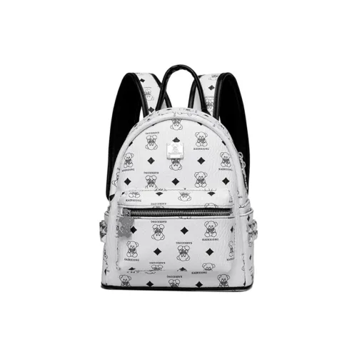 MINLUBAOLUO ПУ (полиуретан) Рюкзак Стандартный Женские Белый Черный Светло-розовый