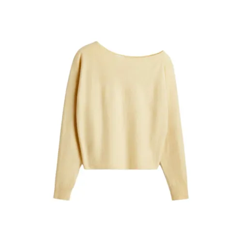 H M Светло-желтые женские свитеры