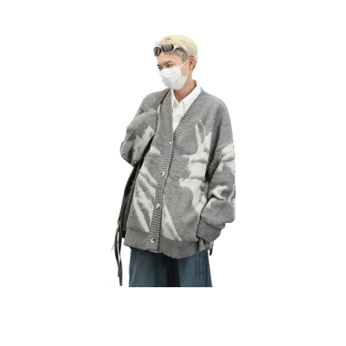 PAINT STAIN KNIT Кардиганы Унисекс