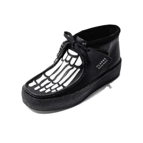 Vandy The Pink x Clarks Wallabee Ботильоны Женские Черный Белый