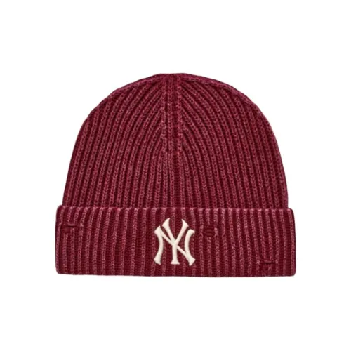 MLB 100% хлопок Шапки-бини Унисекс Бордовый