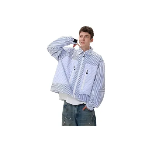 KAIZZGAO Синий Унисекс Куртки