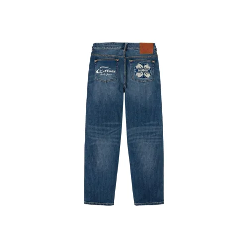 EVISU Джинсовый Синий Мужские Джинсы
