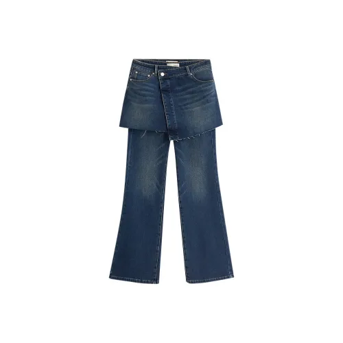 Inman Темные джинсы синий женские