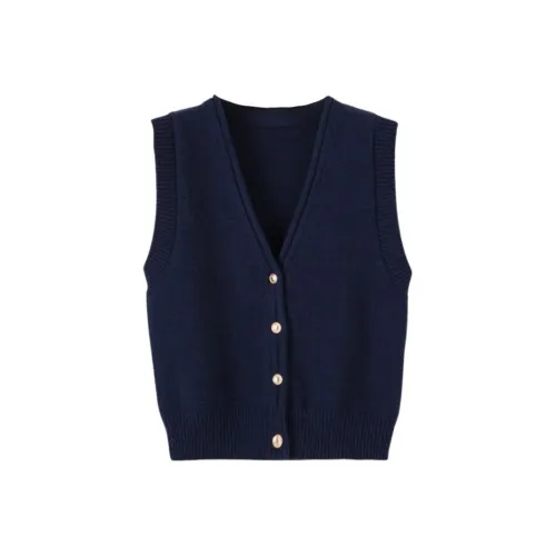 Late White Трикотажная ткань Жилет Женские