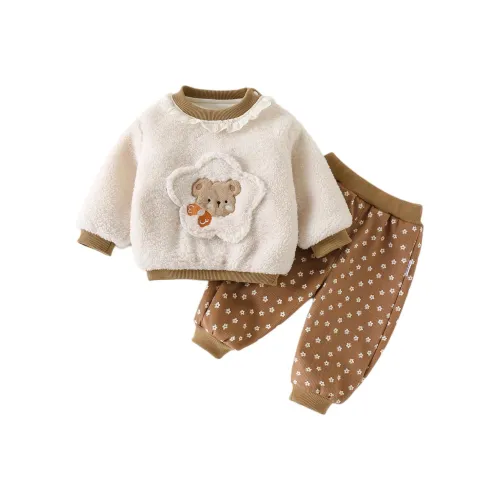 XiaoJinBu Абрикос Малыш Повседневная Спортивная Одежда