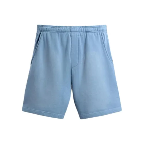 ZARA Light Blue Men's Casual Shorts ZARA Светло-синие Мужские Повседневные Шорты