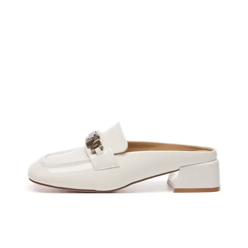 ST SAT Резиновая подошва пэчворк из кожи антибактериальные домашние тапочки для женщин