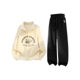 Светло-бежевый (Лиса) + Черный (Me45 Улыбка Этикетка Брюки Левый карман Этикетка)