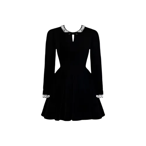 MA JOURNEE Длинное платье с длинными рукавами женское