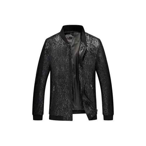 SLLAVIF Черные Мужские Куртки