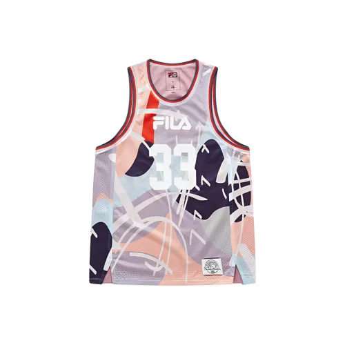 FILA FUSION Оранжевый Фиолетовый Женские Спортивные Майки Без Рукавов