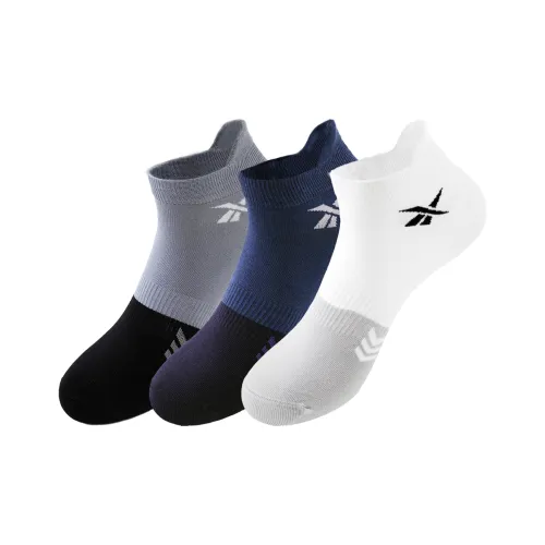 Reebok 3 пачки смешанных цветов мужские носки No Show