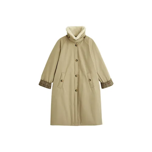 Inman Темный хаки Женские Пуховики