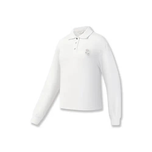 FILA x Shelby and Sandy GOLF серия Поло Женское Нефритовый Белый