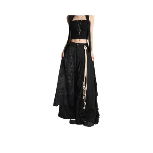 FOMOCE Черные Унисекс Повседневные Штаны