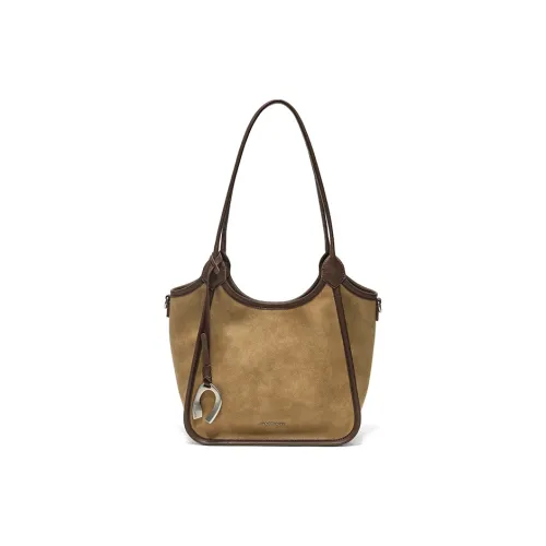 Simedin Коровья кожа Тоут Сумка на плечо Женская Warm Camel Коричневый