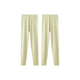 Зеленый цвет ростока + Зеленый цвет ростока [Брюки, 2 штуки]