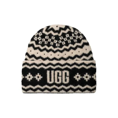 UGG Акриловые шапки-бини женские черные