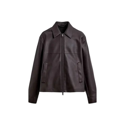 ZARA Мужские бургундские куртки