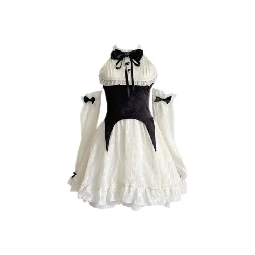 MA JOURNEE Длинное платье с длинными рукавами женское