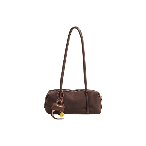 NOMK Замша Бостон Сумка Плечевая Сумка Женская Многоцветная