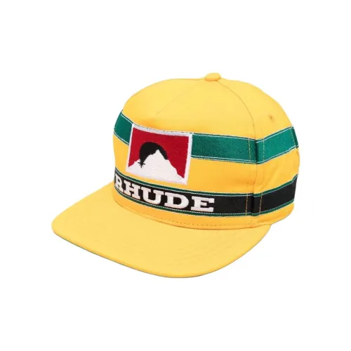 RHUDE Хлопок Бейсболки Мужские Желтые