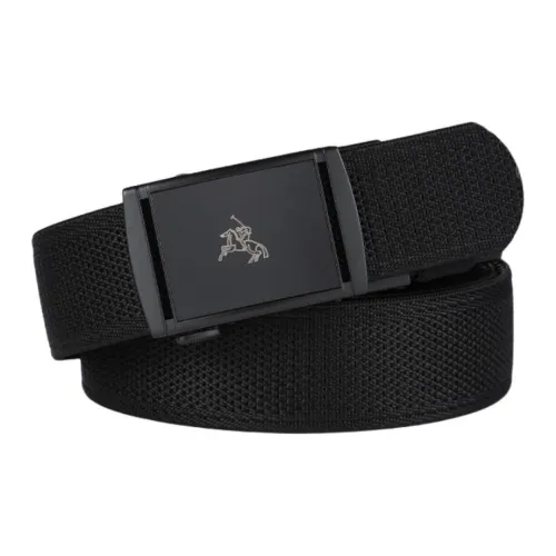 POLOMEISDO На открытом воздухе Нейлон Ткани вязаные Мода Повседневный Бизнес Коммутирование Ремень Ремень Унисекс Ширина 3,8 см Набор в подарочной коробке