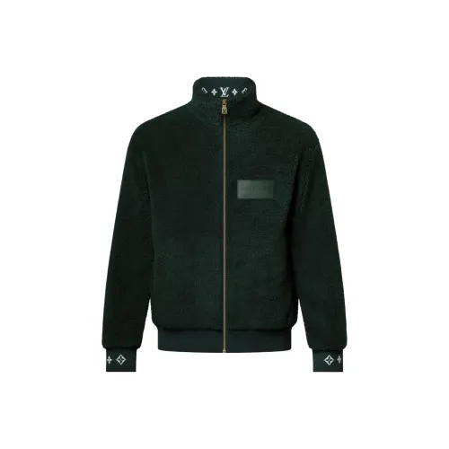 LOUIS VUITTON SS26 Velvet Feel Пальто Мужское