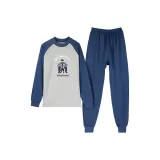 MHJ-Термическое нижнее белье Брюки Средний воротник Свет и тень Юность