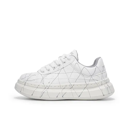 AD Slip-Resistant визуально увеличивающие рост Скейтборд Кроссовки Мужские