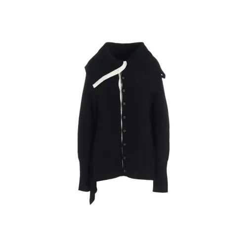 Yohji Yamamoto Y'S FW25 WOOL BREND Драпированный Кардиган Трикотаж Женский